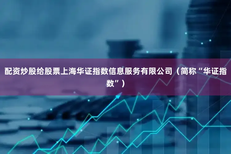 配资炒股给股票上海华证指数信息服务有限公司（简称“华证指数”）