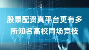 股票配资真平台更有多所知名高校同场竞技